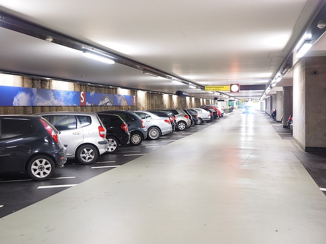 parking pour voitures en sous sol