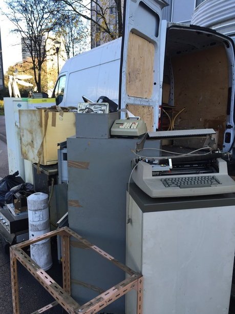 anciens machines et matériels à évacuer en région Parisienne
