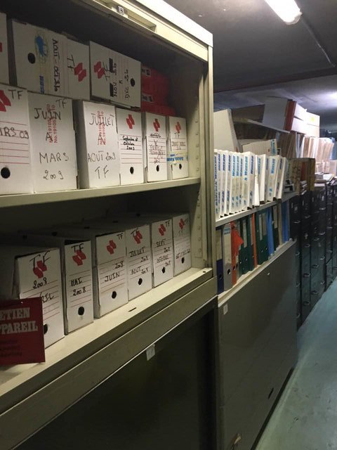 débarras d'archives et de livre