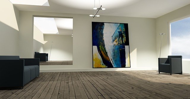 meubles dans un appartement