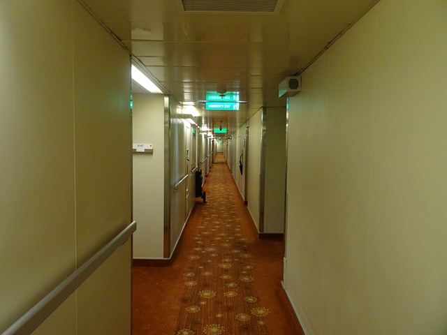 moquette d'un hôtel
