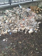 Gravats d'un chantier